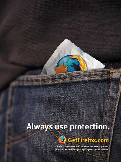 Always use protection: Get Firefox