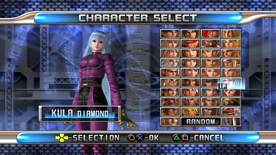 King of Fighters Maximum Impact 2 Characters
