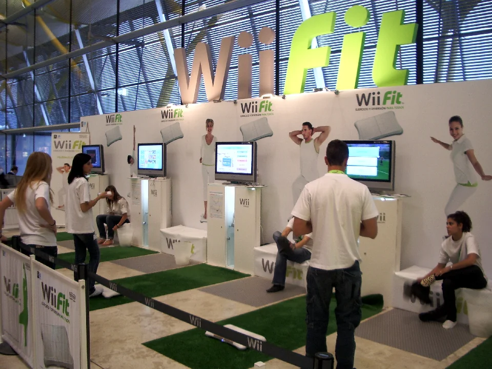 Wii Fit en el Aeropuerto de Barajas